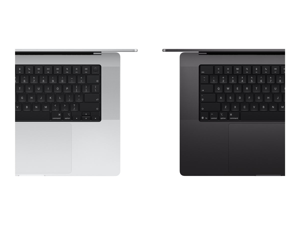 16-inch MacBook Pro Silver — Close-up