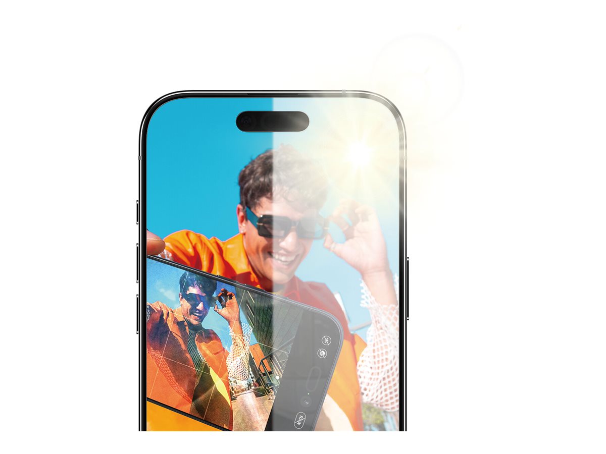 PanzerGlass� Anti-Reflective Armor Screen Protector iPhone Air w. EasyAligner — Close-up