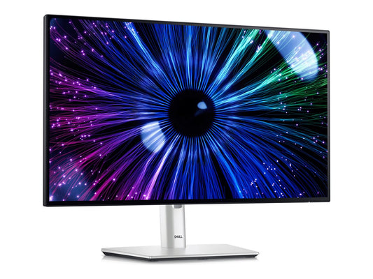 Dell UltraSharp U2424HE - LED-monitor - 24" (23.8" zichtbaar) - 1920 x 1080 Full HD (1080p) @ 120 Hz - IPS - 250 cd/m� - 1000:1 - 5 ms - HDMI, DisplayPort, USB-C — Left-angle