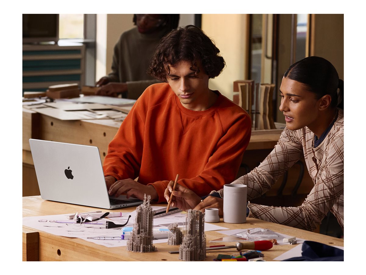 14-inch MacBook Pro Silver — Back