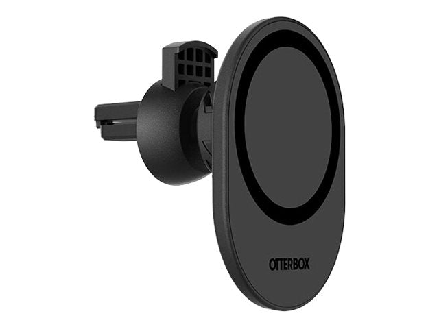 OtterBox - Autohouder voor mobiele telefoon - voor MagSafe - zwart - voor Apple iPhone 12, 12 mini, 12 Pro, 12 Pro Max — Left-angle