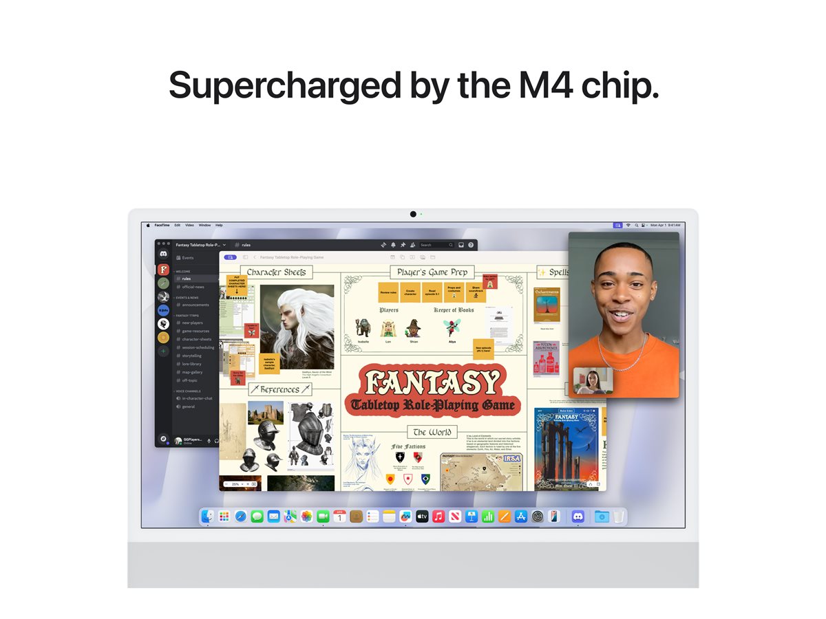 24-inch iMac Silver — Close-up