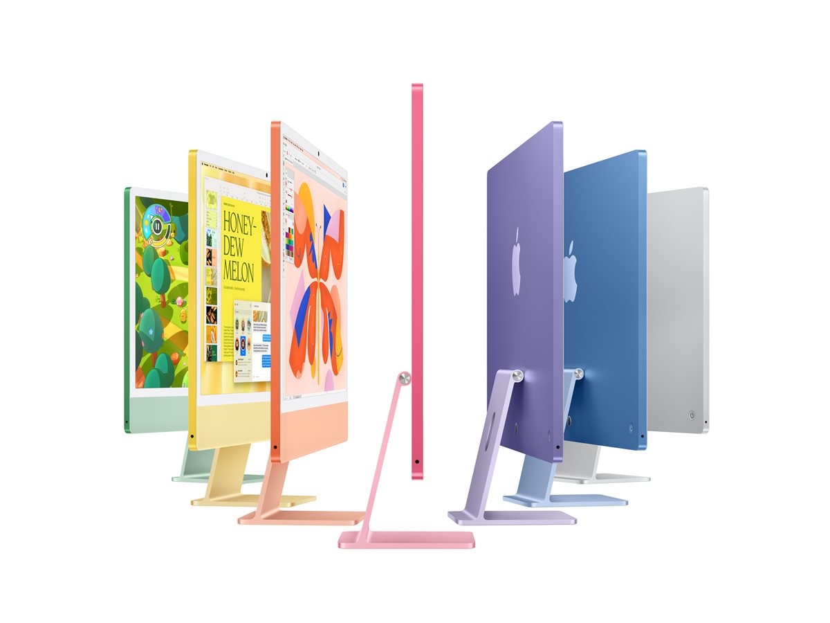 24-inch iMac Silver — Back