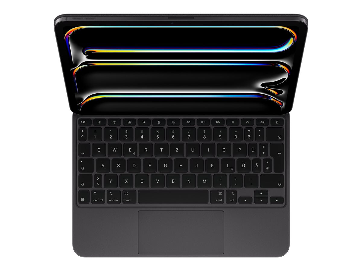 Magic Keyboard for iPad Pro 11-inch (M4) - German - Black — Front