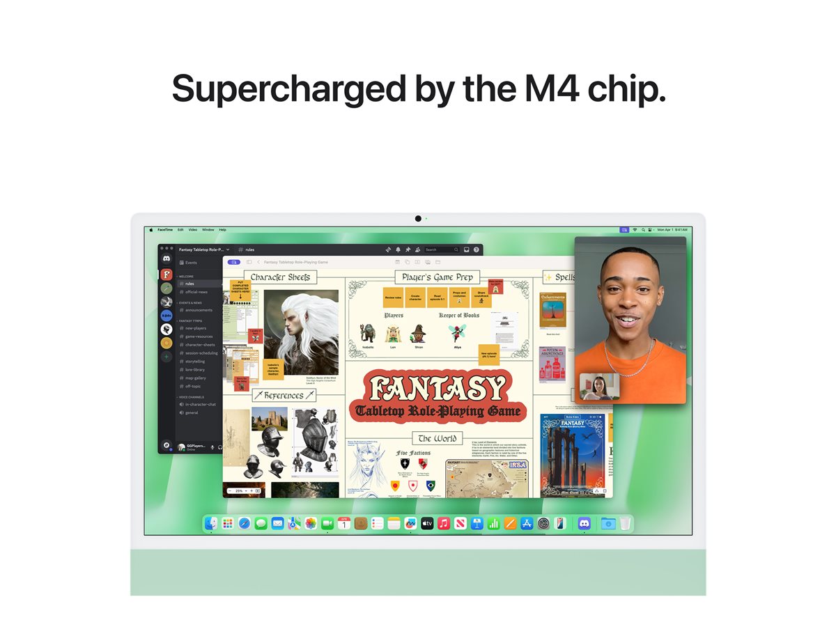 24-inch iMac Green — Close-up