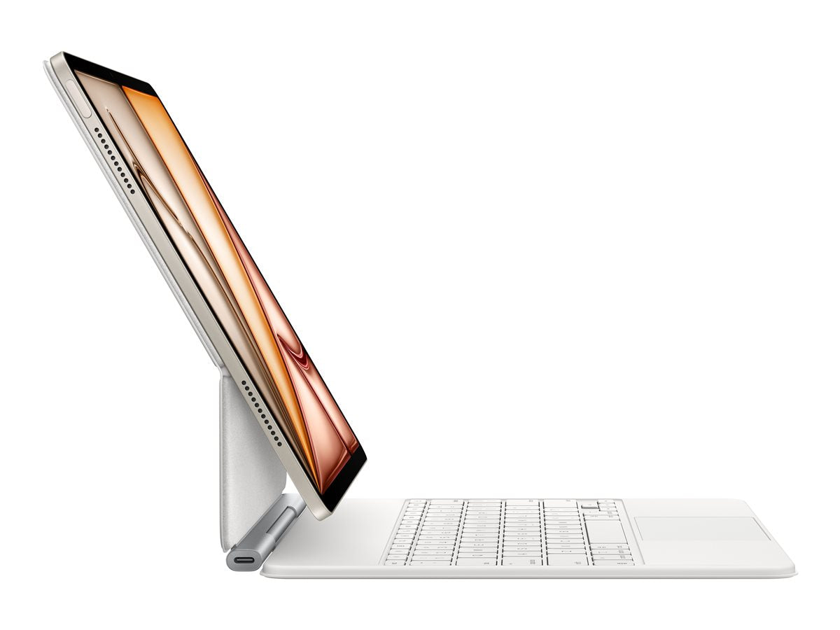 Magic Keyboard voor iPad Air 13-inch White — Left-angle
