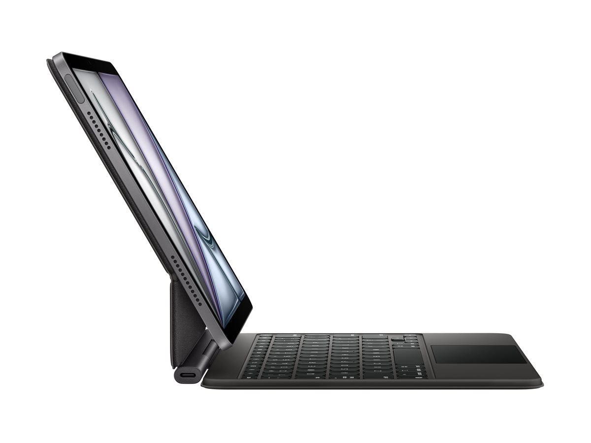 Magic Keyboard for iPad�Air 11-inch (M3) - Dutch - Black — Left-angle