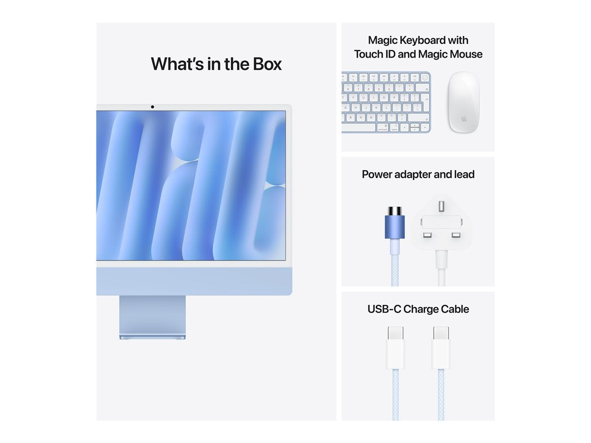 24-inch iMac Blue — Front