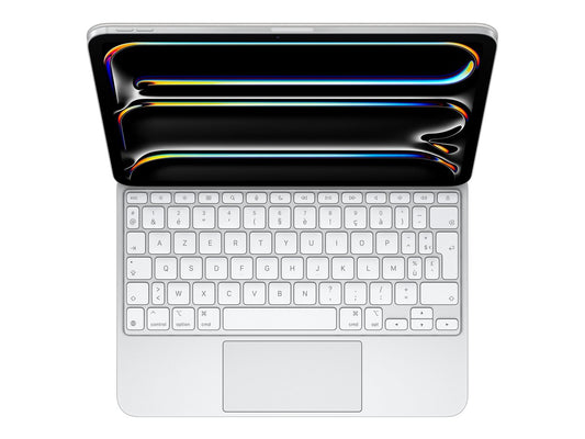 Magic Keyboard for iPad Pro 11-inch (M4) - French - White — Front