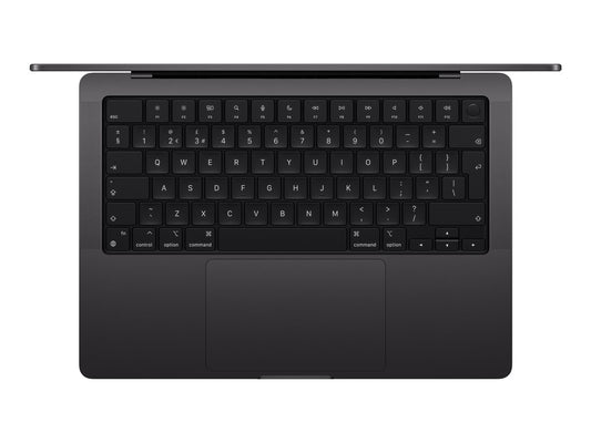 14-inch MacBook Pro Space Black — Top