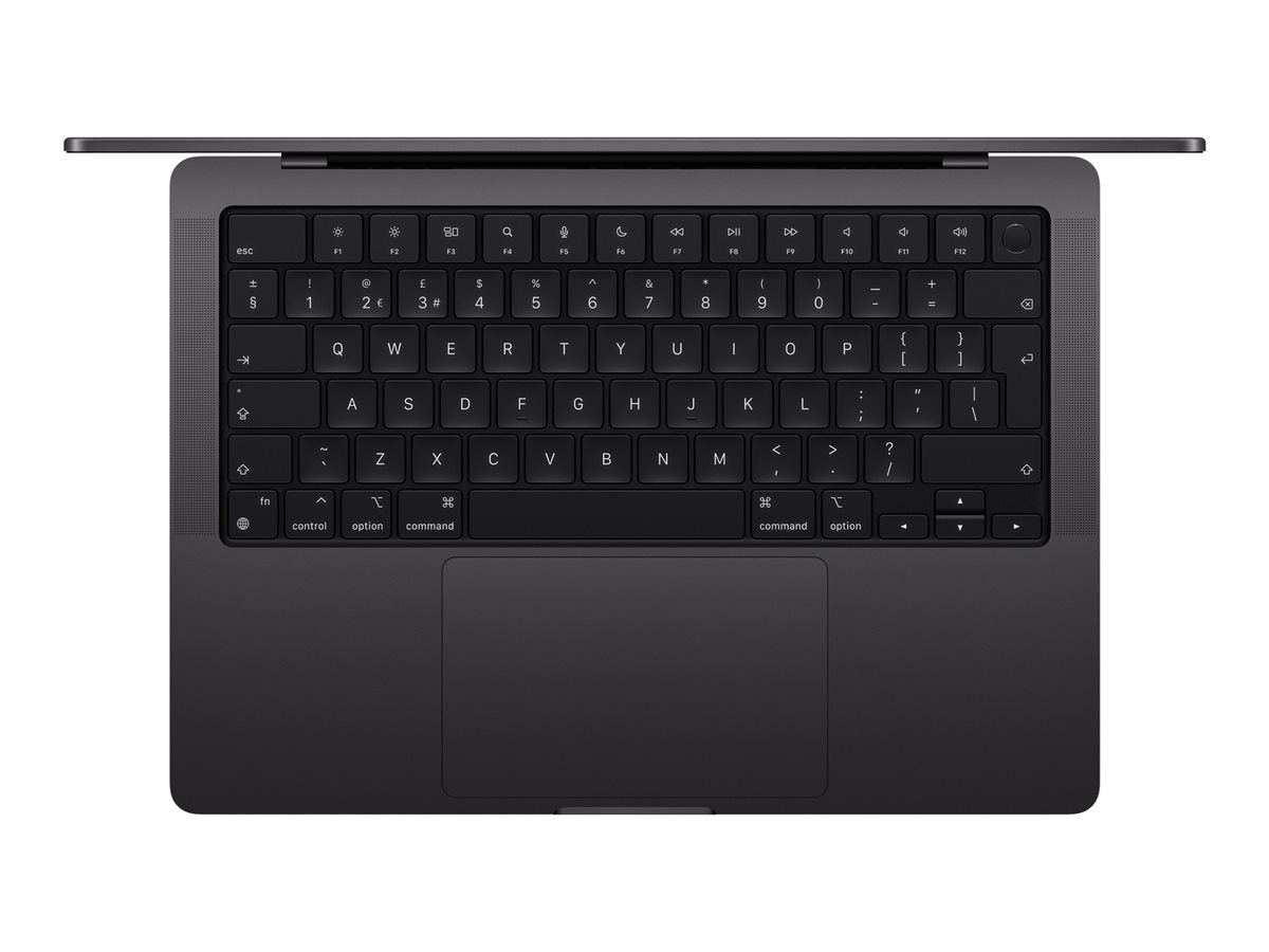 14-inch MacBook Pro Space Black — Top