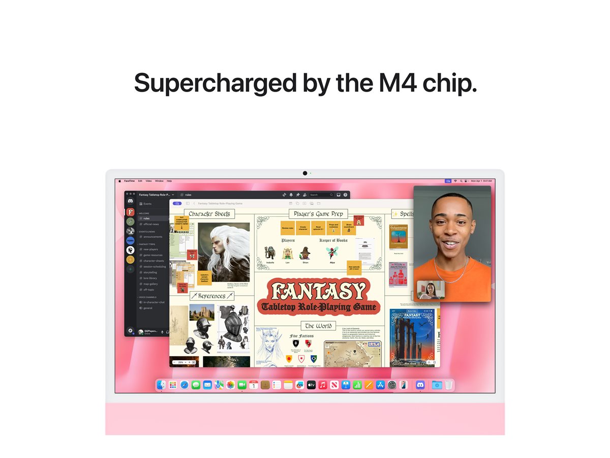 24-inch iMac Pink — Close-up