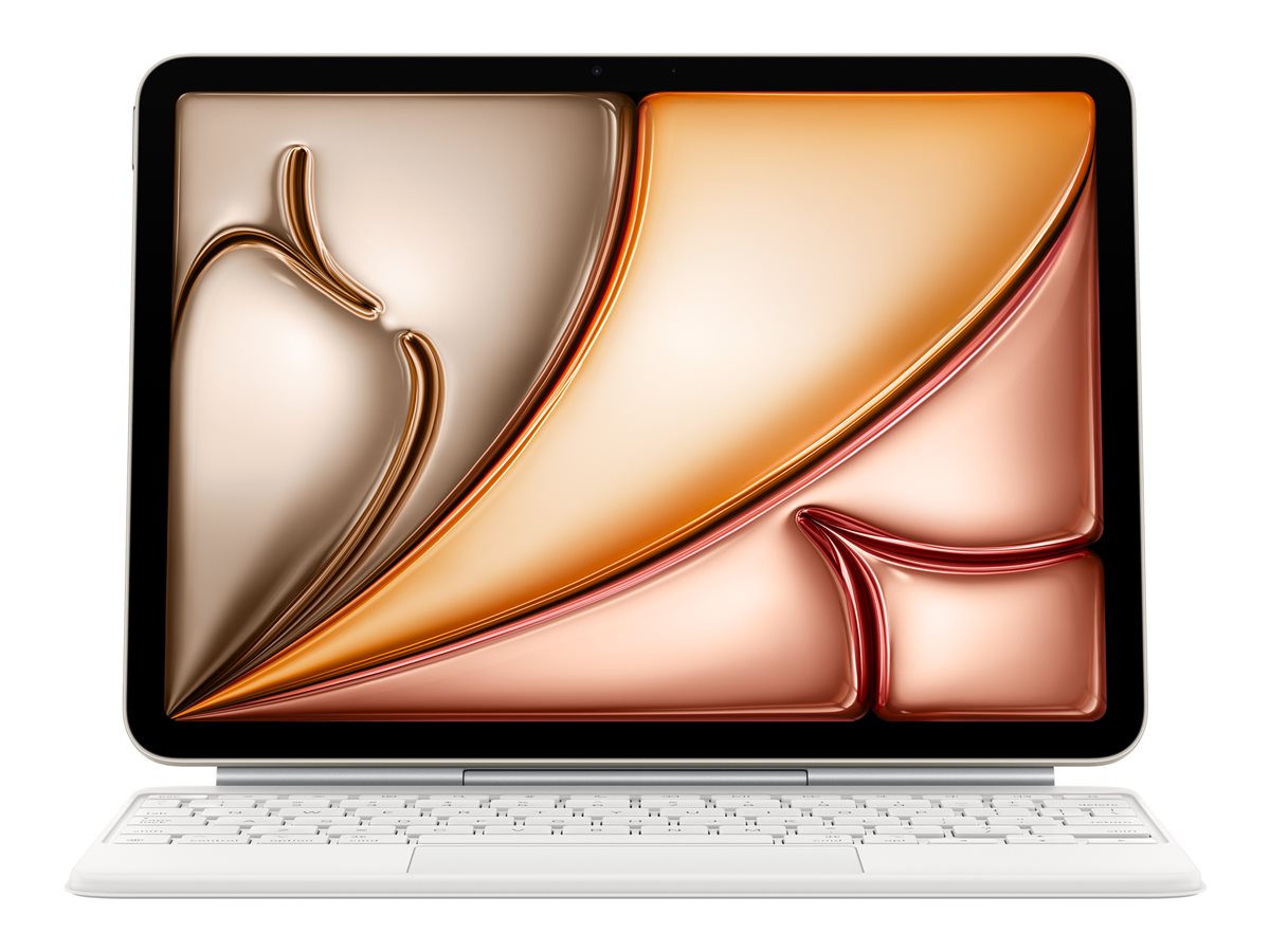 Magic Keyboard for iPad�Air 11-inch (M3) - Swiss - White — Front