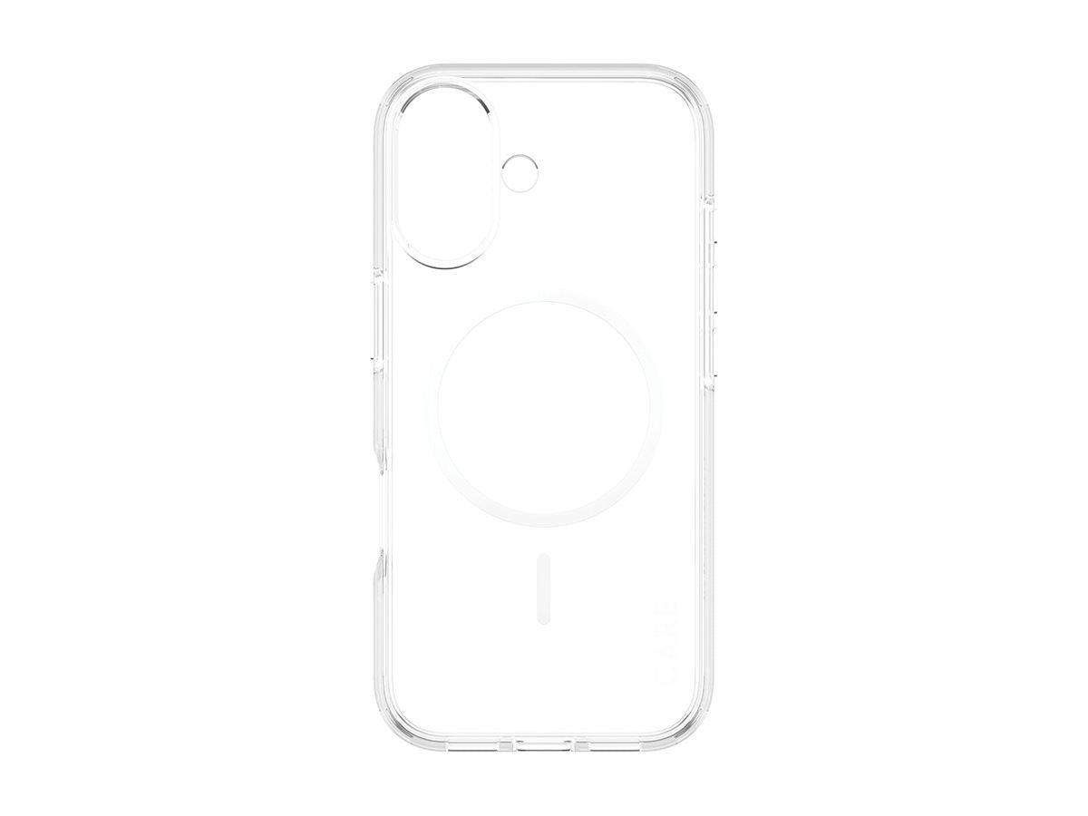 CARE by PanzerGlass� Flagship Case Transparent Urban Explorer w. White MagSafe iPhone 17 — Front
