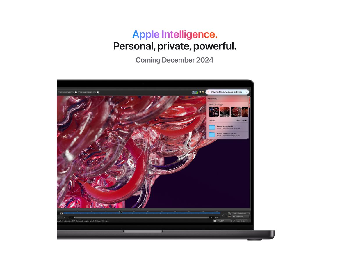 14-inch MacBook Pro Space Black — Front