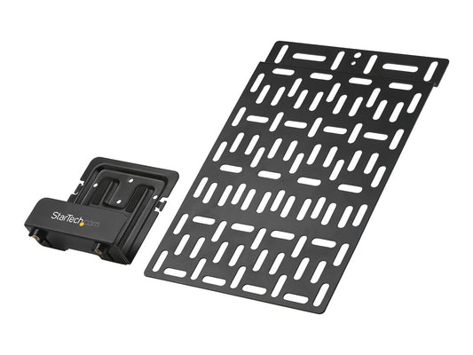StarTech.com Universele Houder voor TV Accessoires - Beugel voor Media Player/Router/Modem/AV Switches & Extenders/CPU/Apple TV - Montage aan muur / achter TV - 5 kg (MDBOXMNT) - Bevestigingskit - voor mediaplayer - gepoedercoat staal - zwart - te be — Right-angle