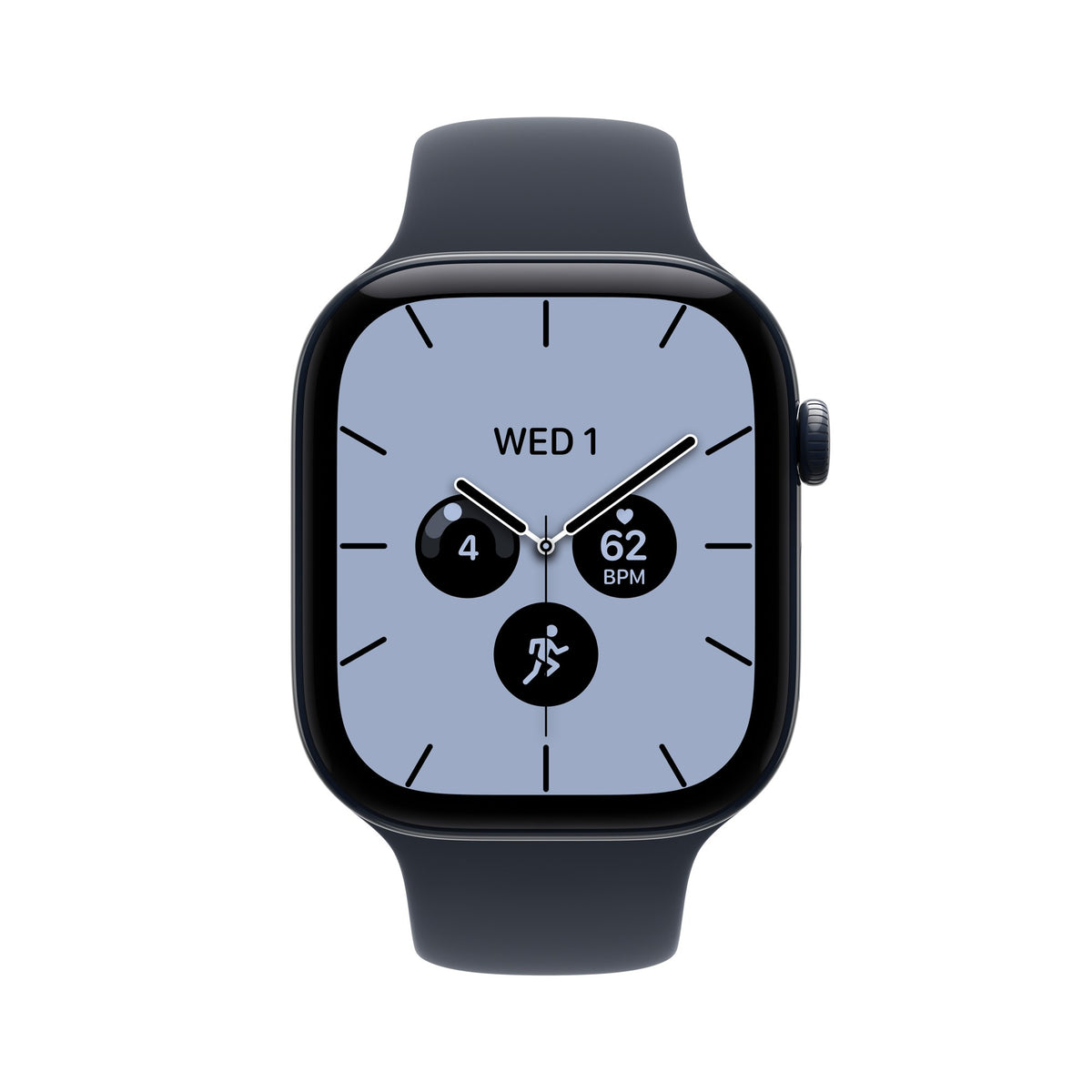 Apple Watch Series 12 GPS + Cellular 46mm Night Blue Ceramic Case with Navy Blue Sport Band - M/L