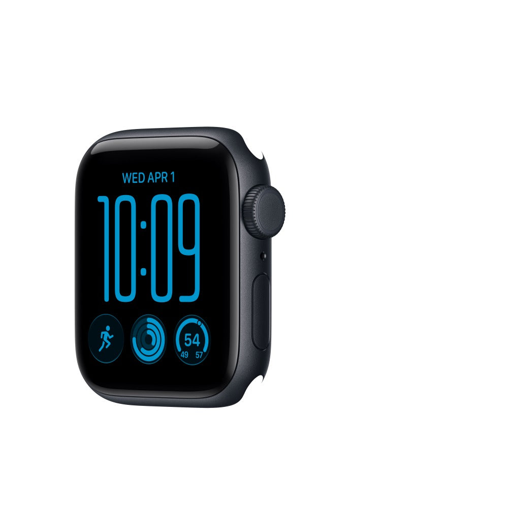 Apple Watch SE 3 GPS + Cellular 40mm Midnight Aluminium Case with Navy Blue Sport Band - M/L
