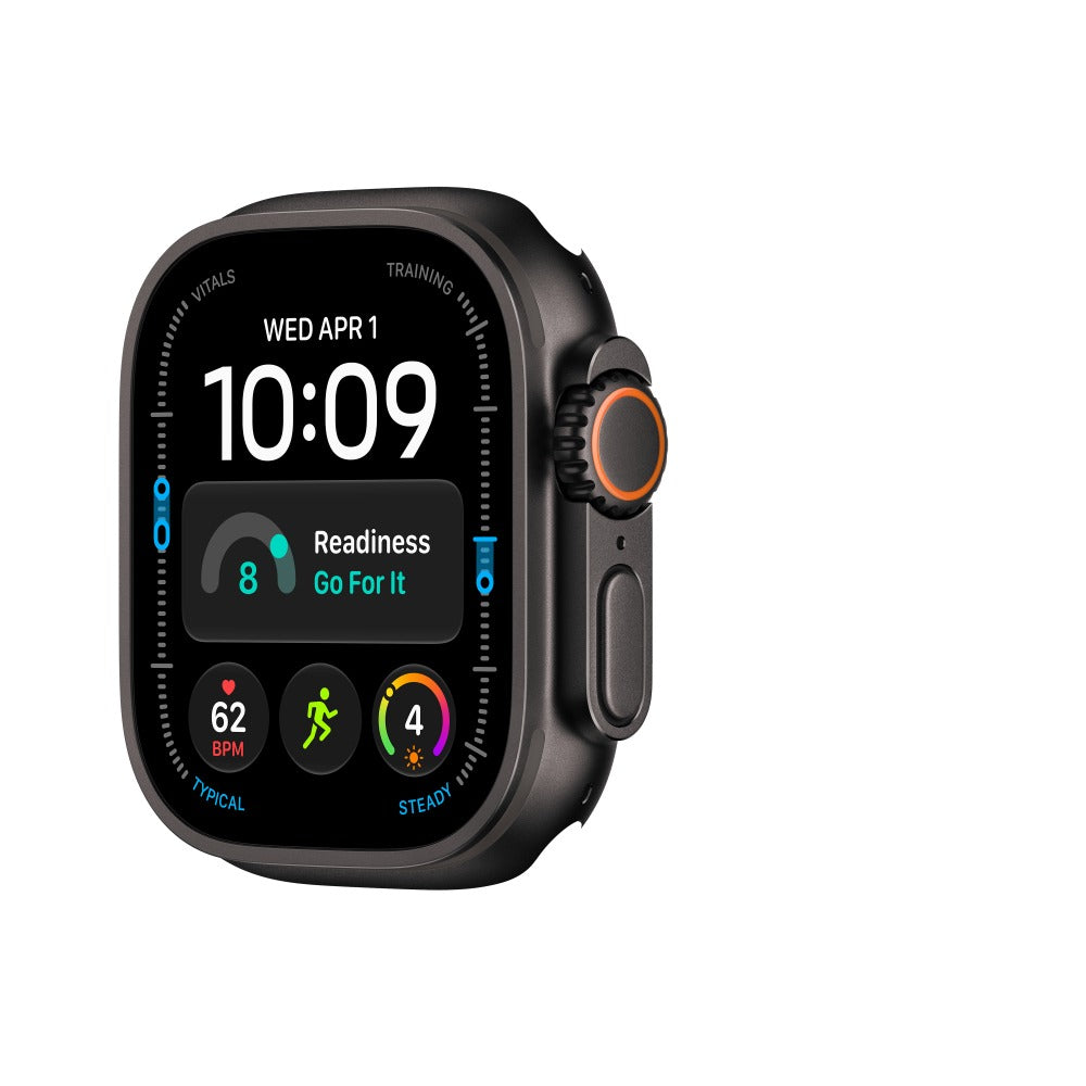 Apple Watch Ultra 4 GPS + Cellular 49mm Black Titanium Case with Burgundy Alpine Loop - S