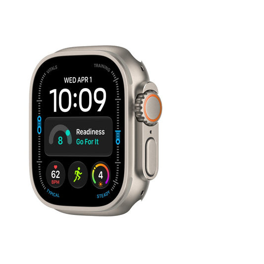 Apple Watch Ultra 4 GPS + Cellular 49mm Natural Titanium Case with Natural Titanium Milanese Loop - S